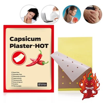 Tıbbi Capsicum Chili Ağrı Giderici Yama